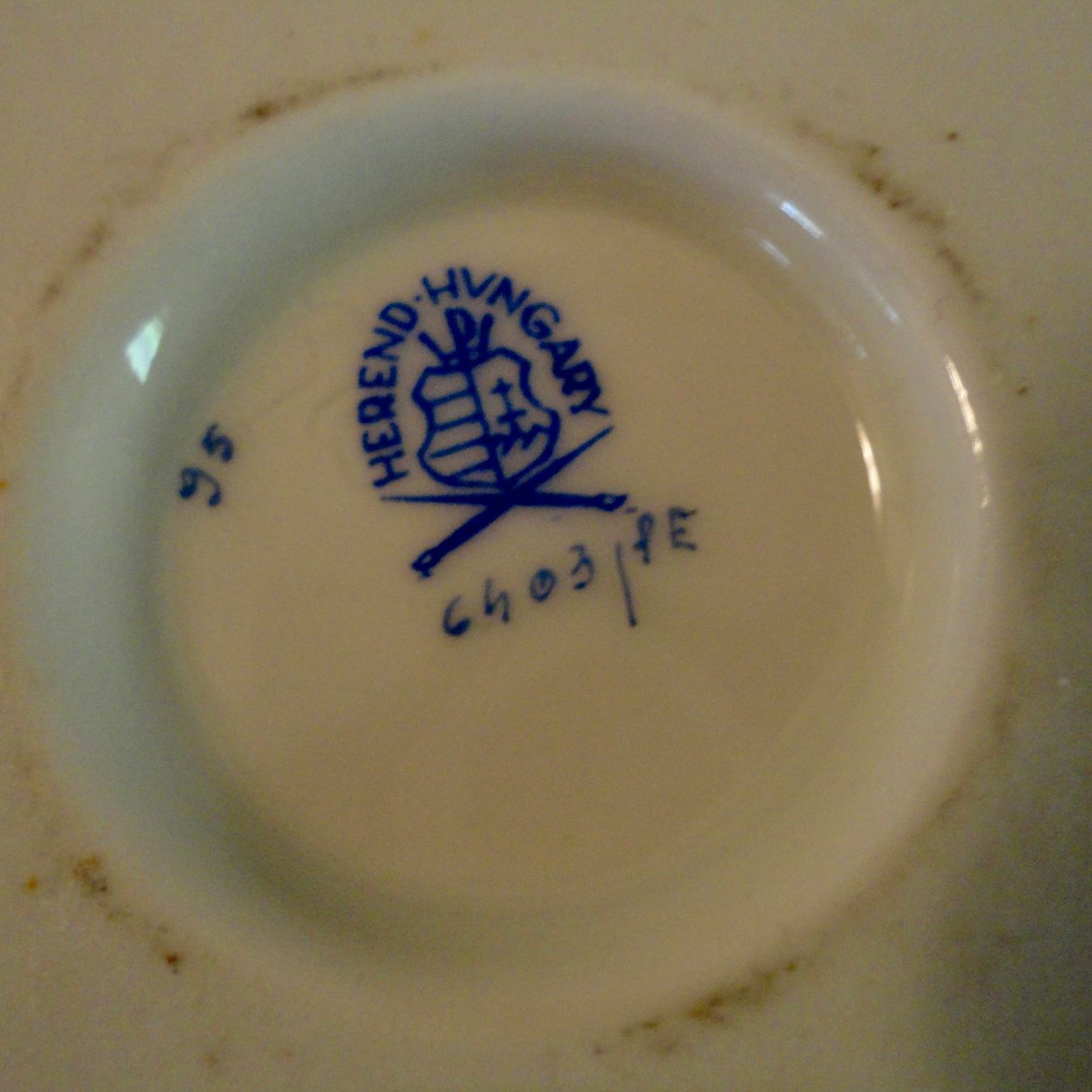 Herend Vasi & Recipienti: Vintage Herend Blumenvase mit Goldfüssen. – Usato da wädenswil venduto da niki20 5