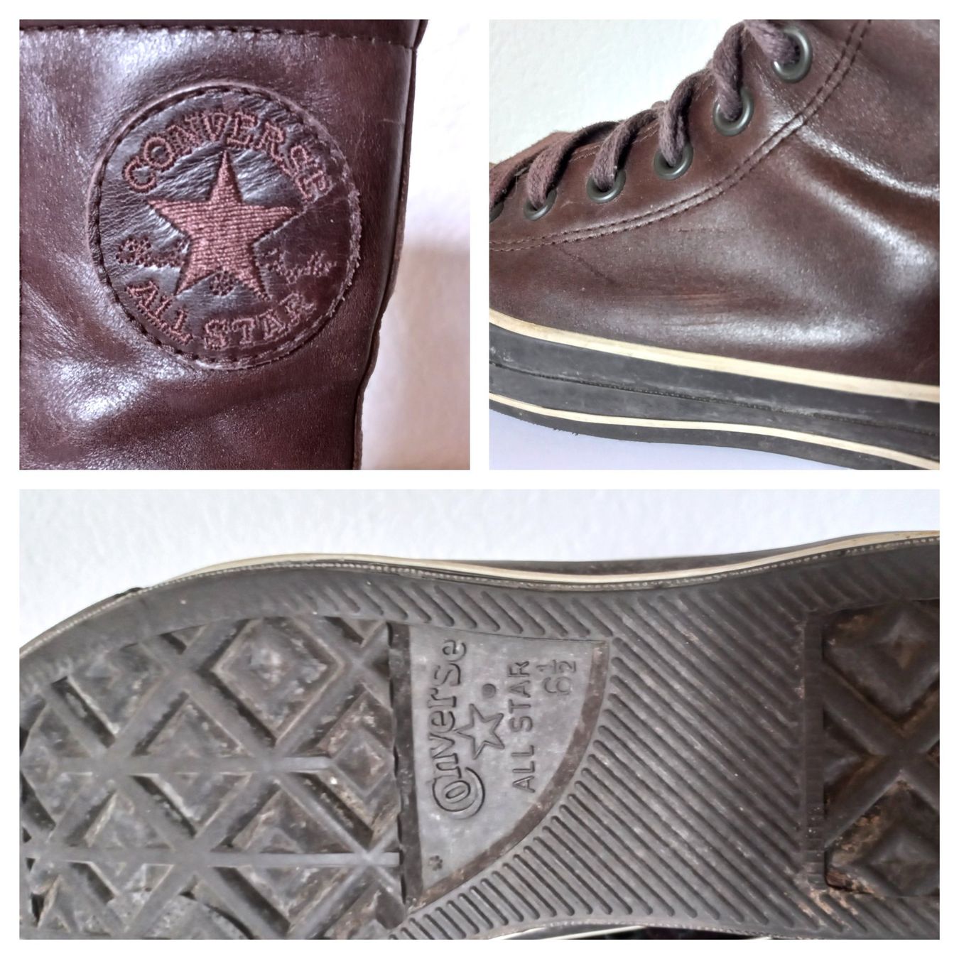 Converse Scarpe da donna: Converse High-Top-Sneaker Leder Gr. 39,5 – Usato da Bévilard venduto da belkin 8