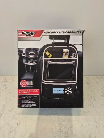 Ultimate Speed Autorücksitz-Organizer mit Thermofach - Neu