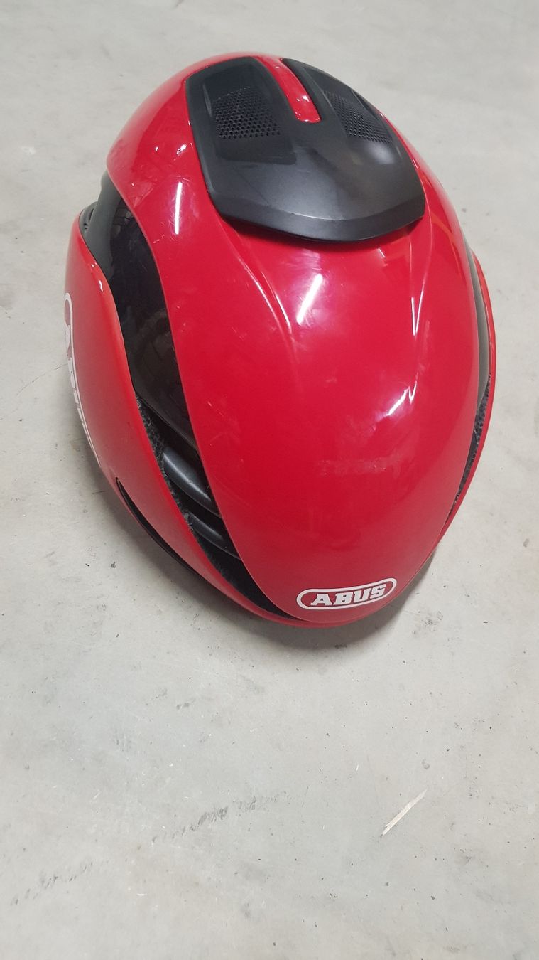 Abus Caschi: Abus Gamechanger 2.0 rot Gr L 59-62cm cm – Usato da Eschenbach LU venduto da OnPh21
