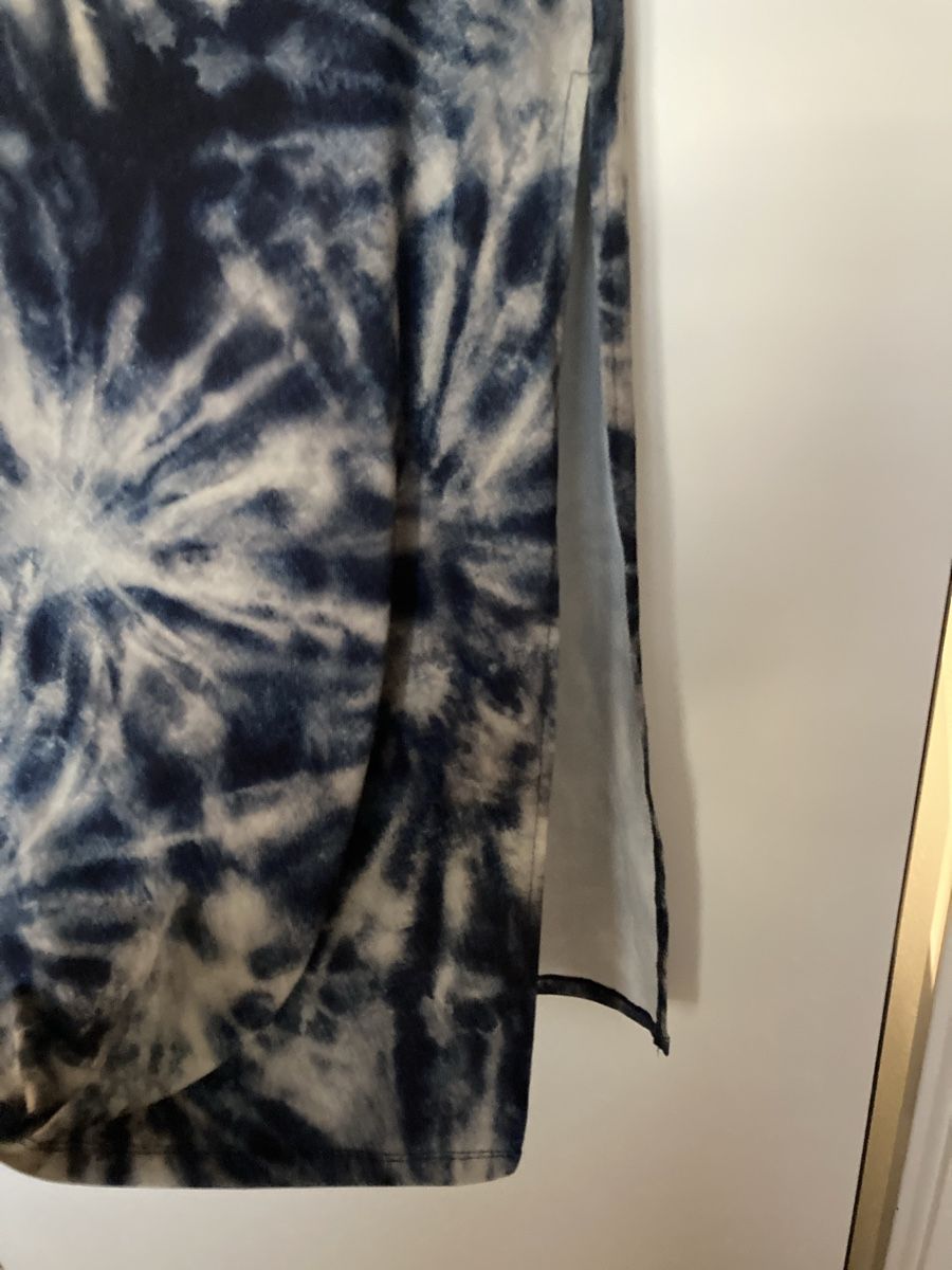 Bershka Gonne: Rock mit Leo-Muster blau/beige Grösse M – Usato da Zürich venduto da Timbera 1