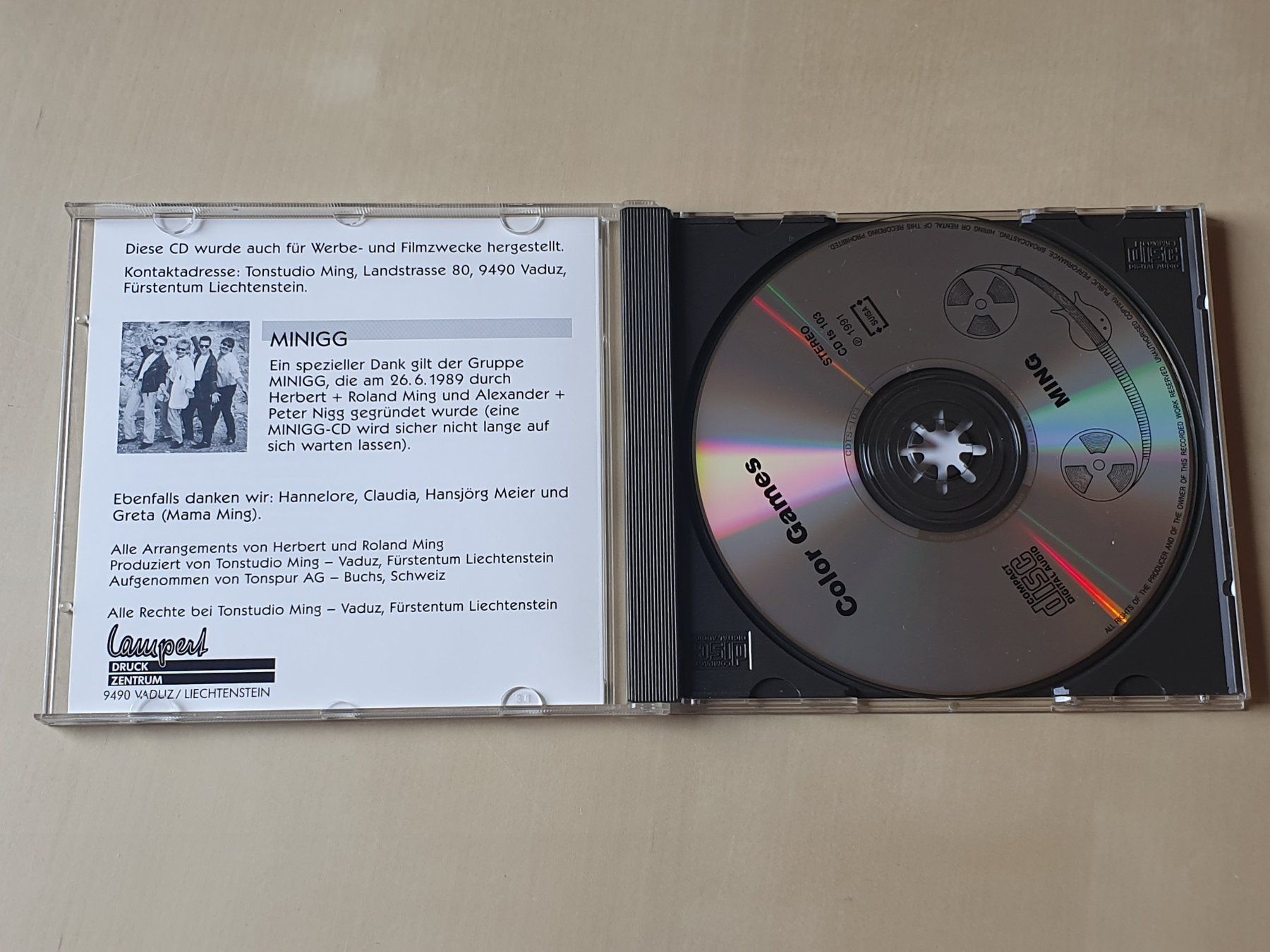 CDs: Ming Color Game – D'occasion à Stansstad par collectorsshop 2