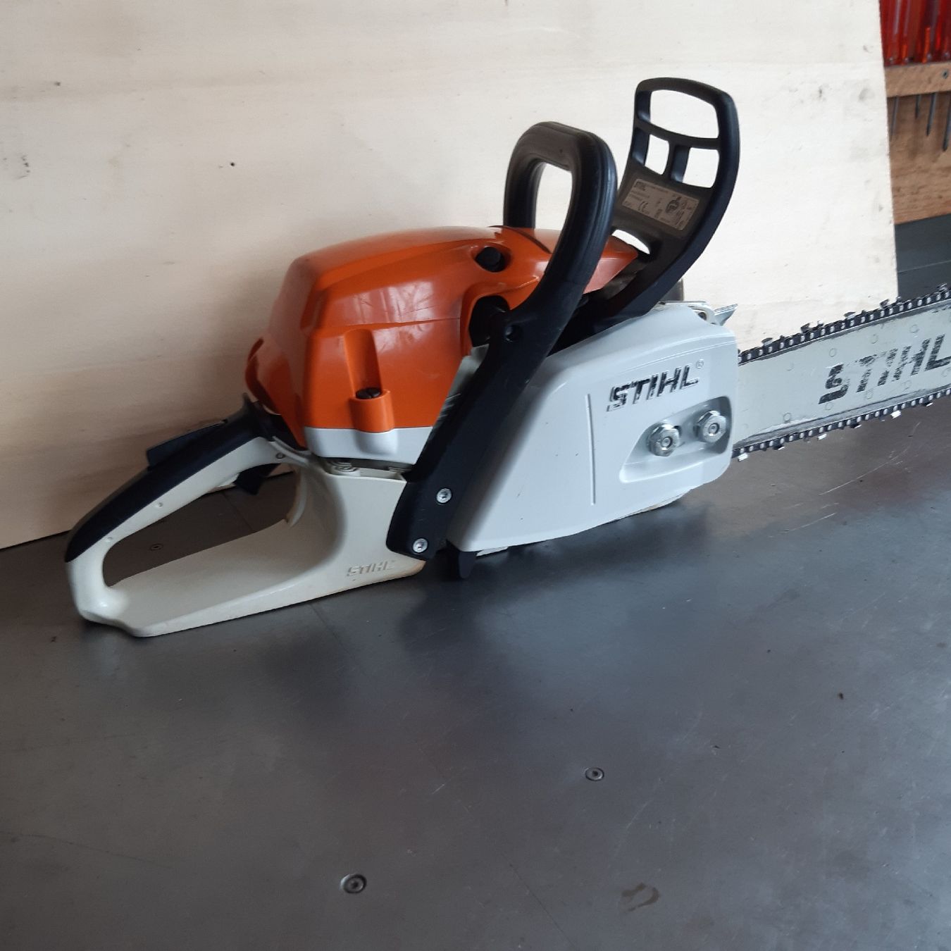 Adesivo In Vinile Per Motosega Stihl MS 261C - Distintivo Rinculo - SOLO DECALCOMANIA