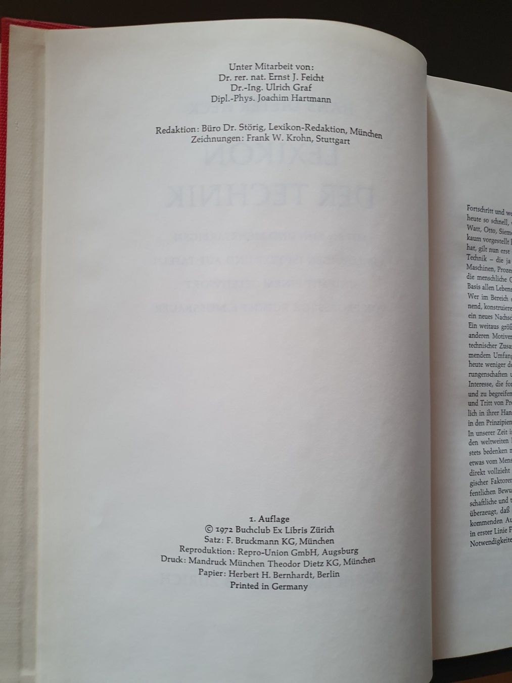 Libri: Lexikon der Technik (gut erhalten, 1972!) – Usato da Rheinfelden venduto da PRINZ4L 3