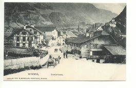 WIMMIS Dorfstrasse - Pferde-Fuhrwerk