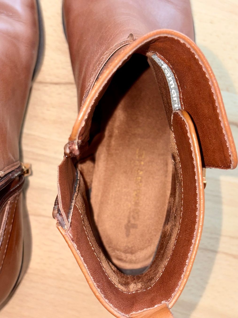 Tamaris Damenschuhe: Tamaris Stiefelette Gr. 38 cognac – Gebraucht aus Kirchlindach von cumbiacabeza 2