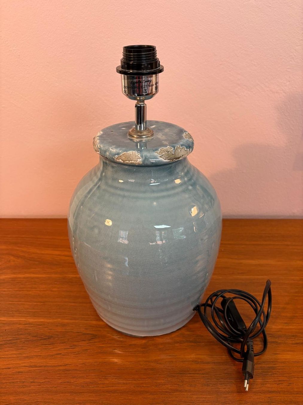 Lampade: Keramik Tischleuchte  hellblau – Usato da Zürich venduto da timeless.tones 4