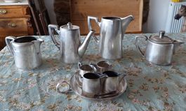 Versilbertes Kaffee Set
