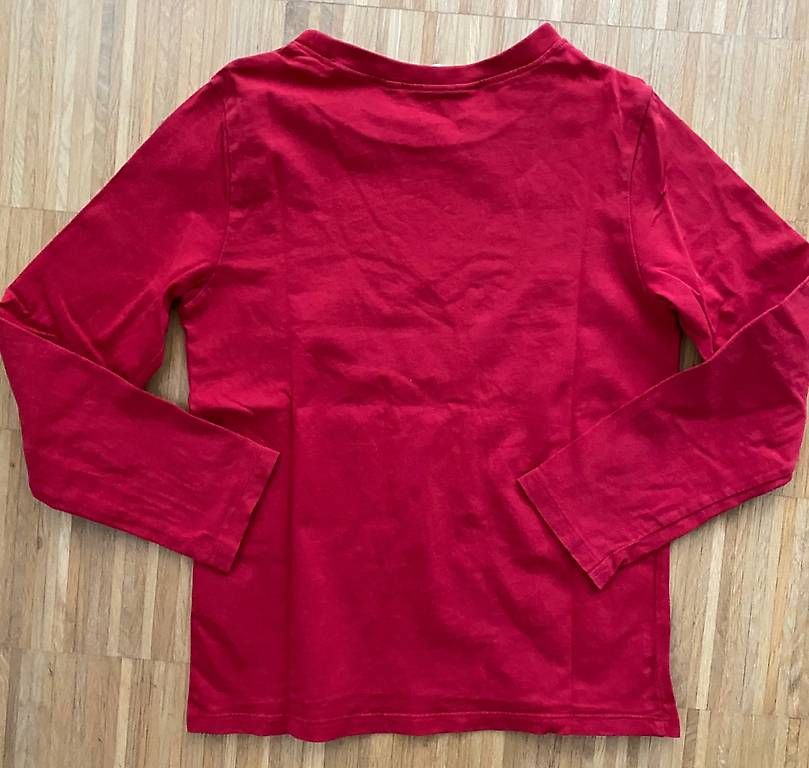 H&M Camicie, T-shirt & Polo: Shirt langarm Pullover rot Gr. 122/128 – Usato da Bottmingen venduto da pao_22jx 1