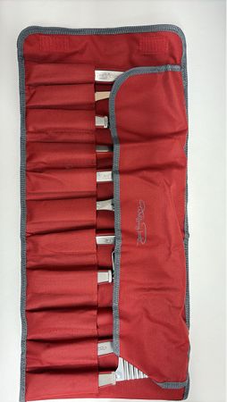 Messerset Wolfgang Puck in Rolltasche gebraucht