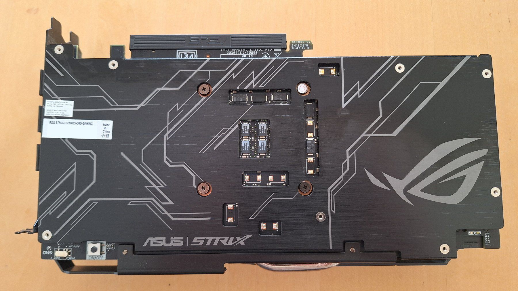 Asus Schede grafiche: ASUS ROG STRIX GeForce GTX 1660 SUPER OC – Usato da Gams venduto da Glanter 1