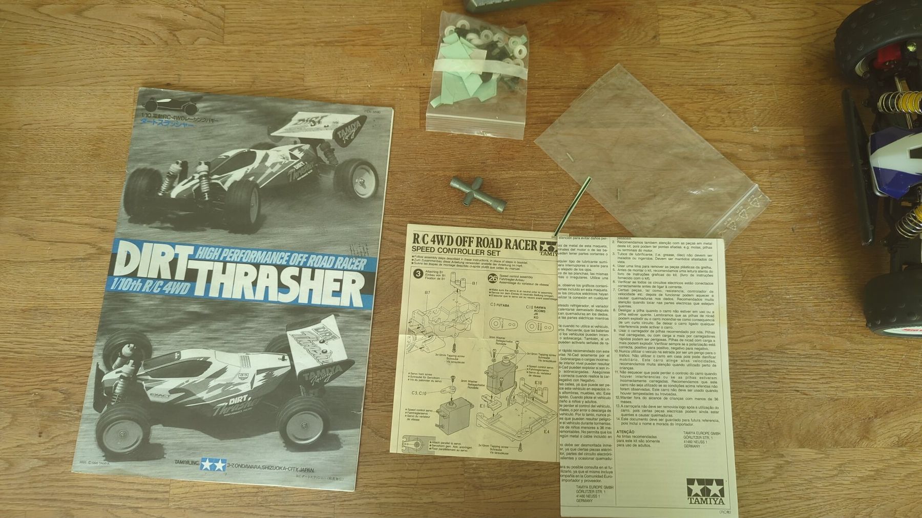 Tamiya RC Kits de montage: Tamiya Dirt Thrasher 4x4 – Défectueux à Erstfeld par Pfiffholder 3