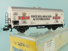 Trix H0 3678 Kühlwagen EKU Pils der DB gut in OVP