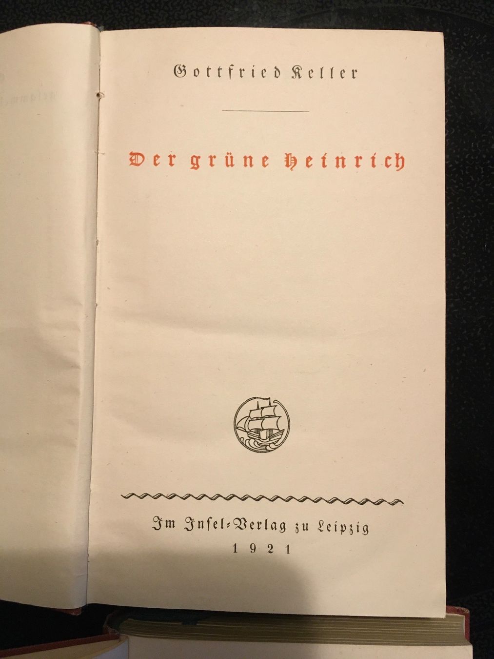 Bücher: 4 Bände Gottfried Keller Werke 1921 – Gebraucht aus Oberwil BL von elk_wf5x 3