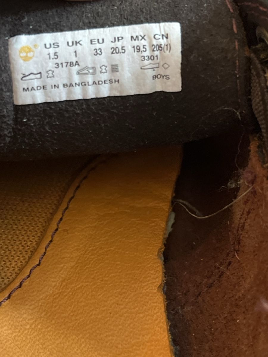 Scarpe per ragazzi: Timberland Bootsschuhe Gr. 33, Dunkelrot / Braun – Usato da zürich venduto da Fourstar0 6