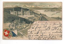 Präge-LITHO Hôtel Dolder ZÜRICH Bahn