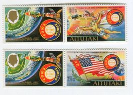 Briefmarken "Apollo-Sojus". Aitutaki.