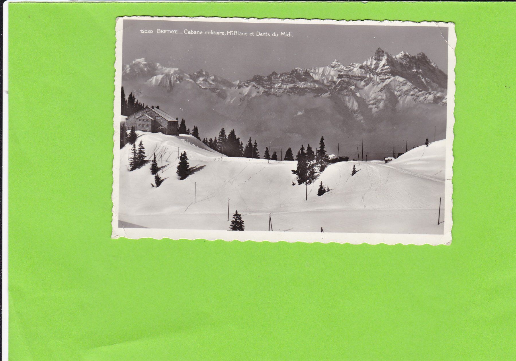Cartes postales: Bretaye, Cabane militaire – D'occasion à St. Peterzell par neckertal