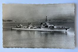 VINTAGE POSTCARD WARSHIP