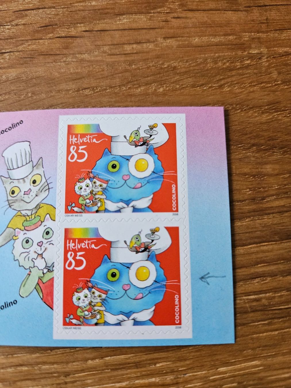 Tutti i francobolli: Markenheft Kochen mit Cocolino mit zwei Abarten, Postfrisch – Usato da Rickenbach SO venduto da Bytebull 2