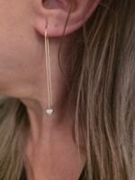 585  Gold Diamanten Ohrringe Ohrhänger