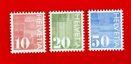 WERBEMARKEN FÜR AUTOMATEN SATZ 483 - 485 1970** POSTFRISCH