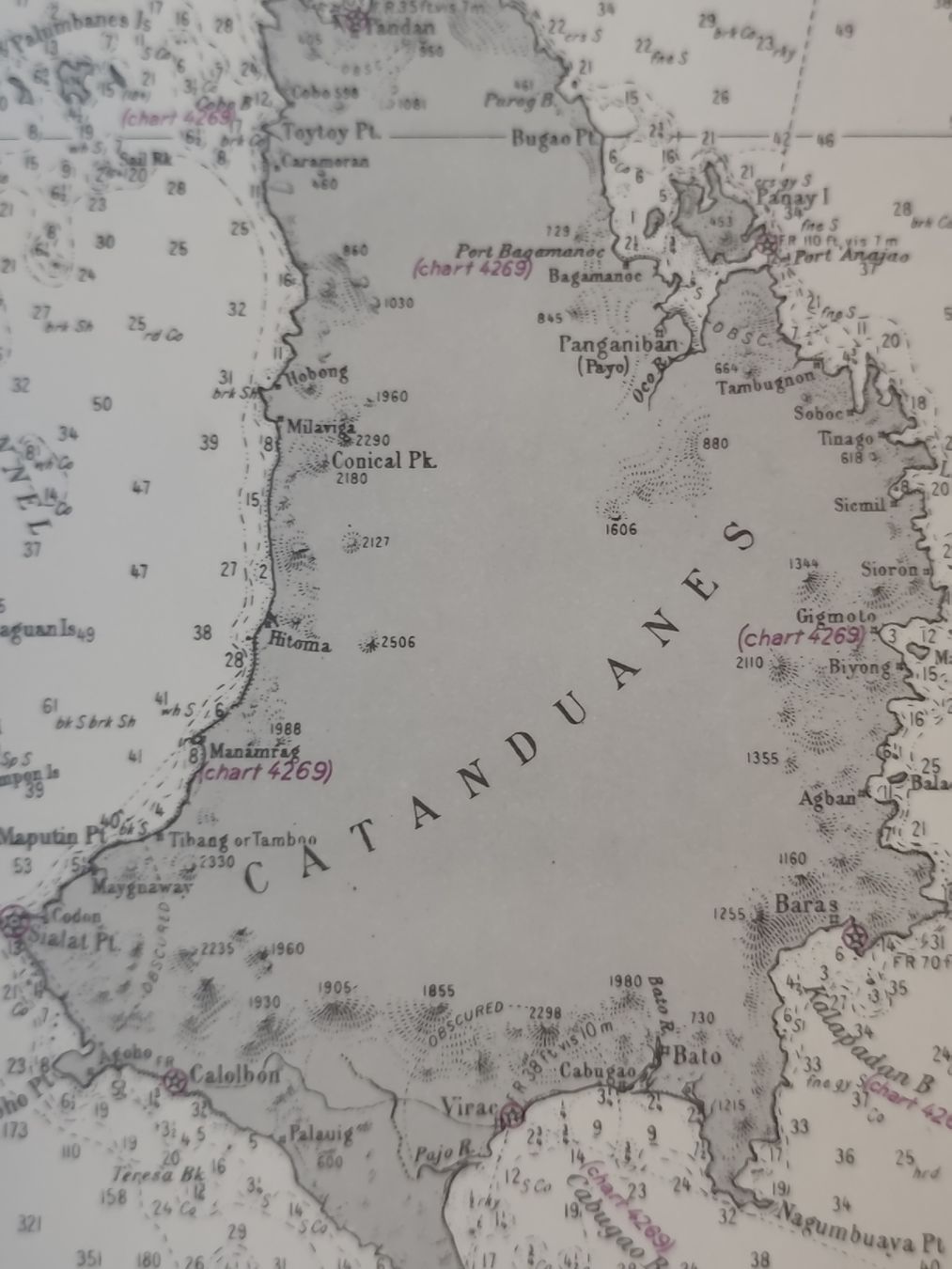Cartine & Atlanti: Carte Marine de navigation Southeastern Luzon - 1934 – Usato da La Roche FR venduto da seashellfan 8