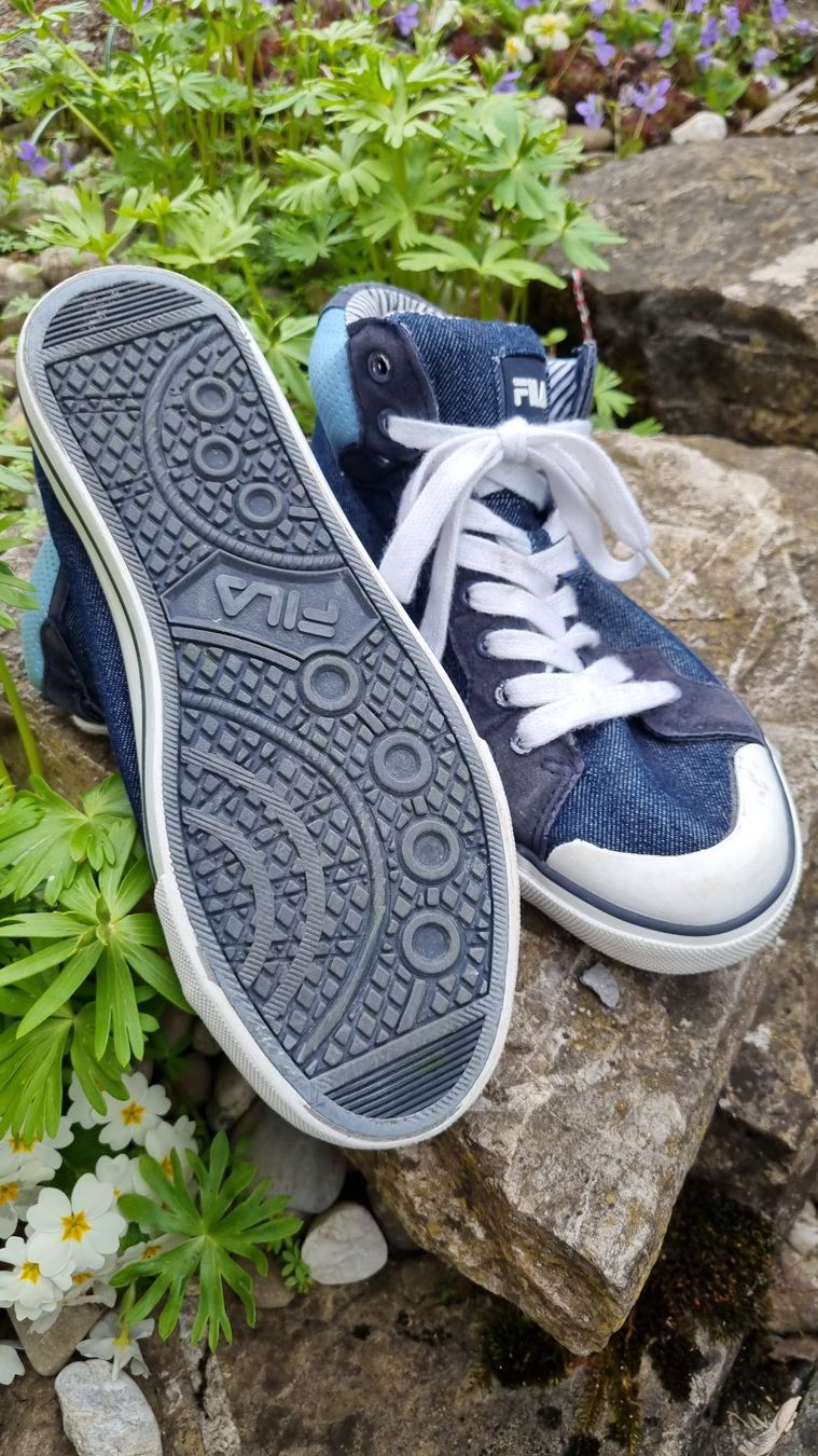 Fila Scarpe per ragazzi: Fila Sneaker hoch Kinder, blau – Usato da Wasen im Emmental venduto da Reco74 1