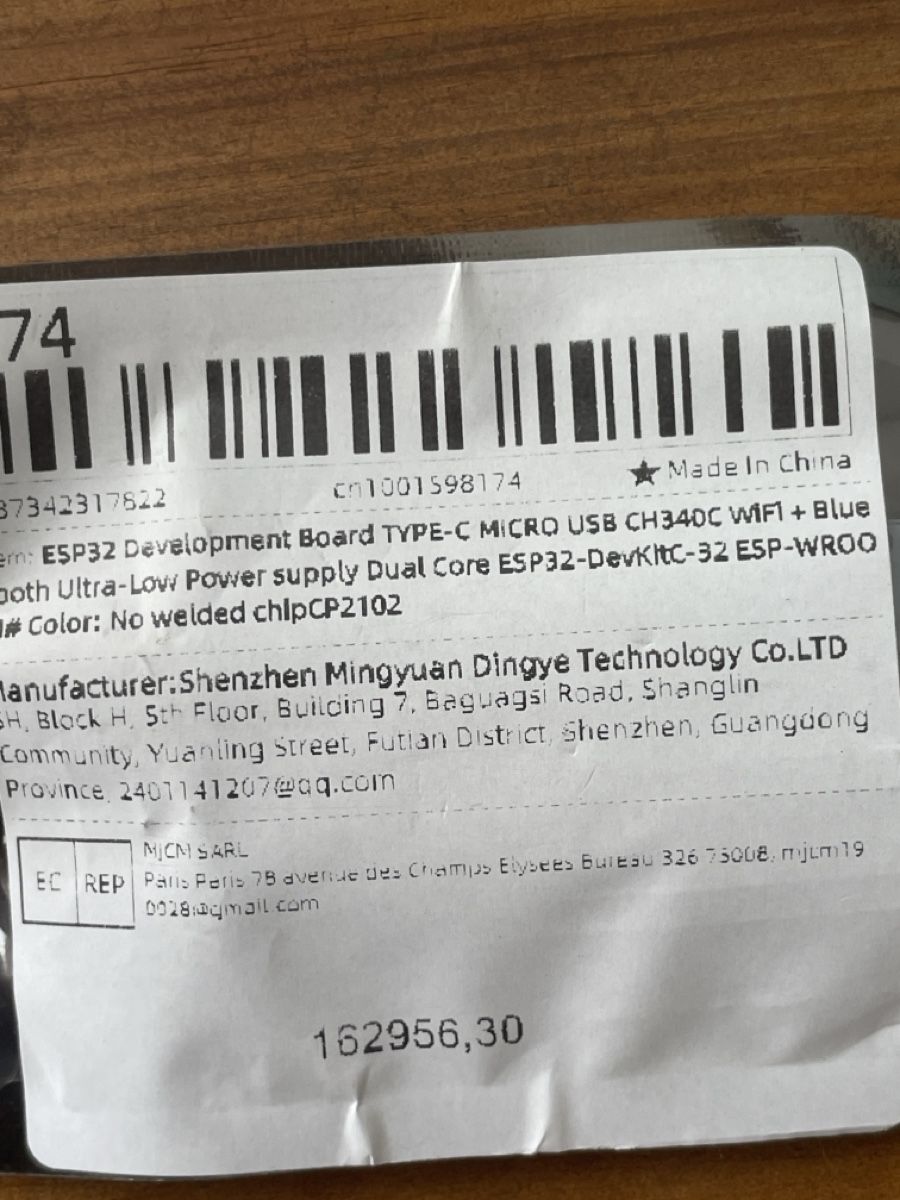 Composants électroniques: ESP32 Development Board Type-C Wifi+Bluetooth neu – Neuf (Voir description) à Galgenen par Ra22