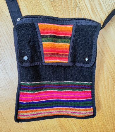 Joli sac péruvien en bandoulière