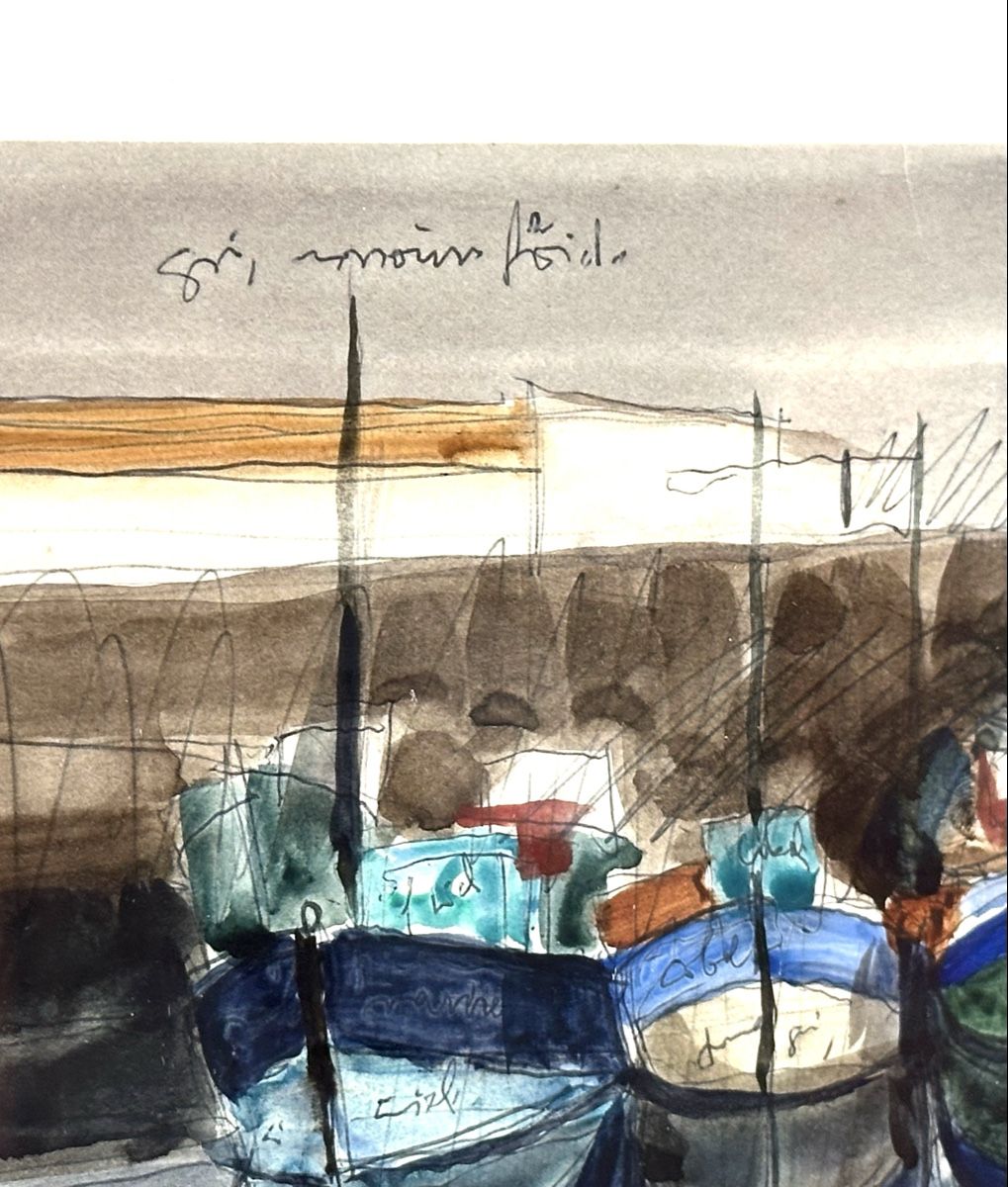 Dipinti: Belle aquarelle ALBERT CHAVAZ avec annotations manuscrites – Nuovo (secondo la descrizione) da Sion venduto da BricEnBroc 2