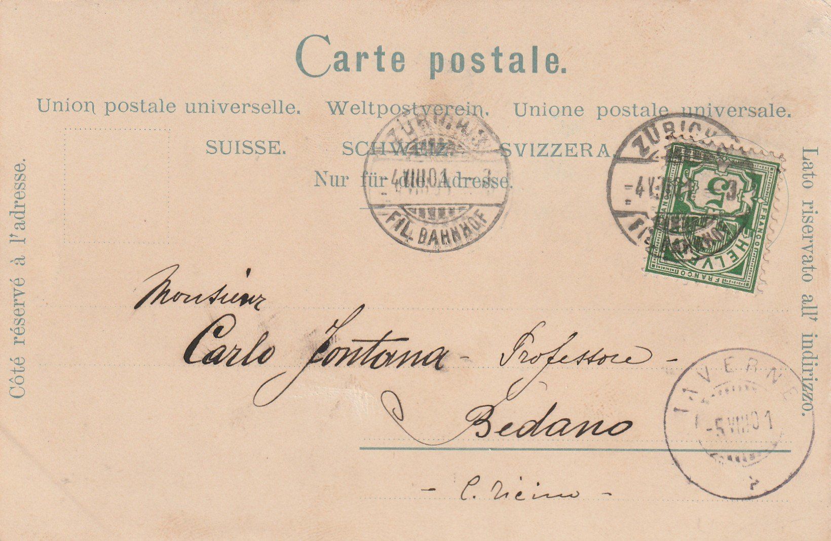 Cartoline postali: Zürich 2-bildrig mit Tonhalle – Usato da Rorschacherberg venduto da fratovi2 1