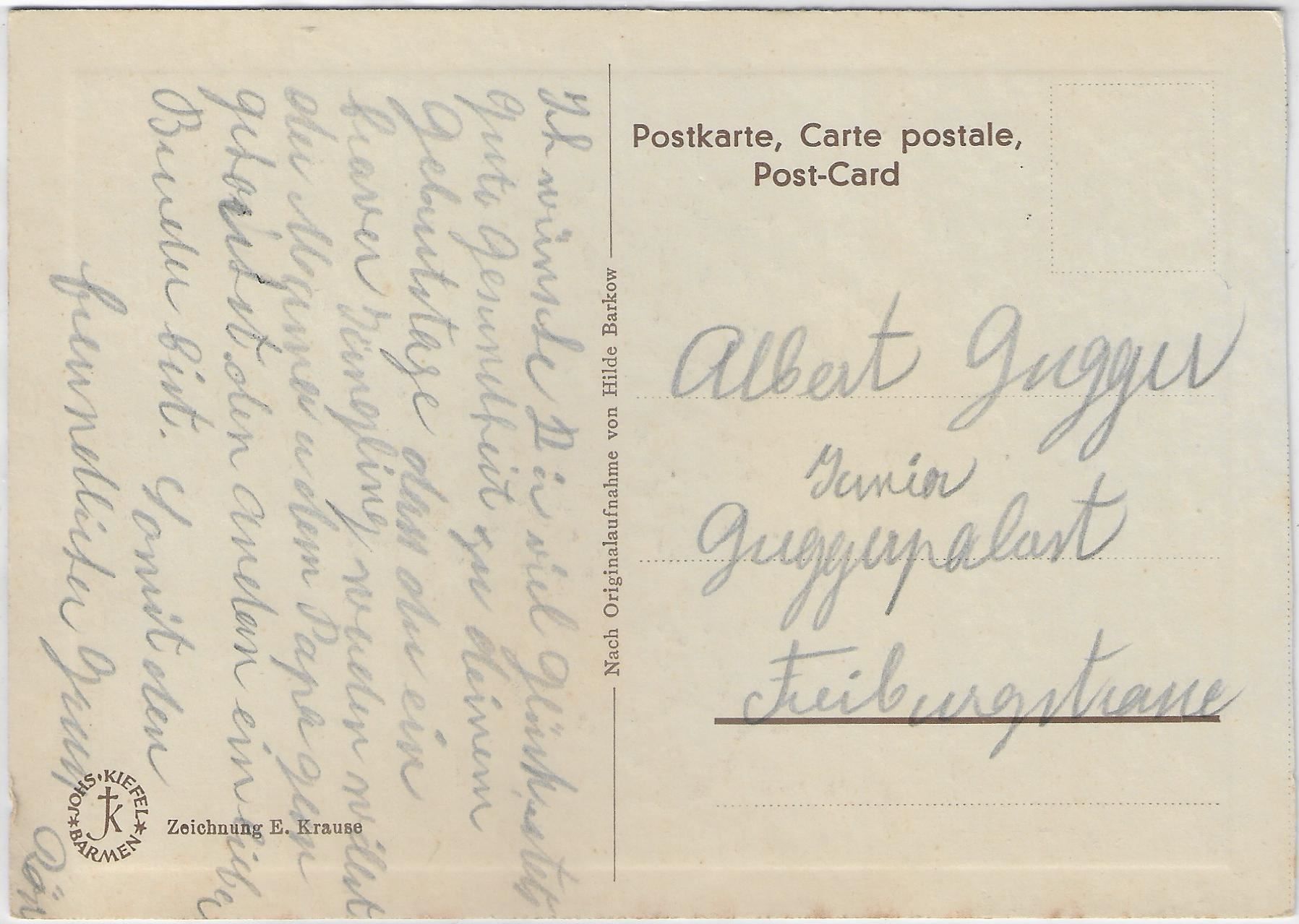 Cartoline postali: Geissbub mit Gipfelkreuz – Antico da Ettingen venduto da Kartenplanet 1