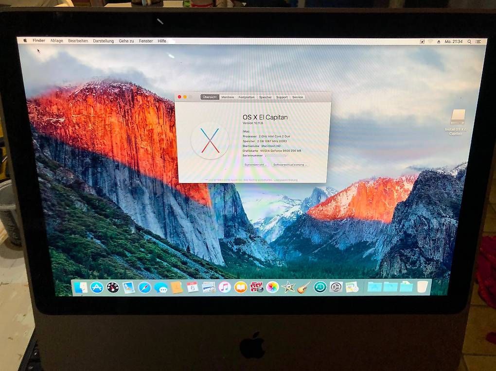 Apple PC: iMac 9,1 24" (Neu aufgesetzt) – Usato da Villnachern venduto da focusride