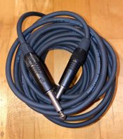 1x Neutrik Jack zu Jack 8 Meter Instrumentenkabel Schwarz