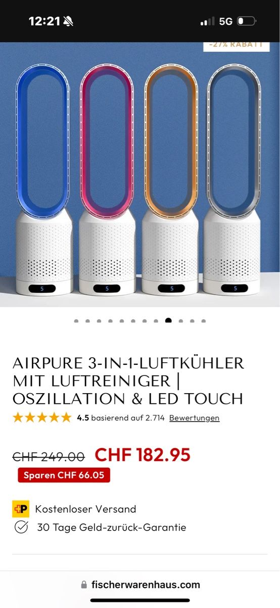 Ventilatori: Ventilator – Nuovo e nell'imballaggio originale da Regensdorf venduto da csa_69gg
