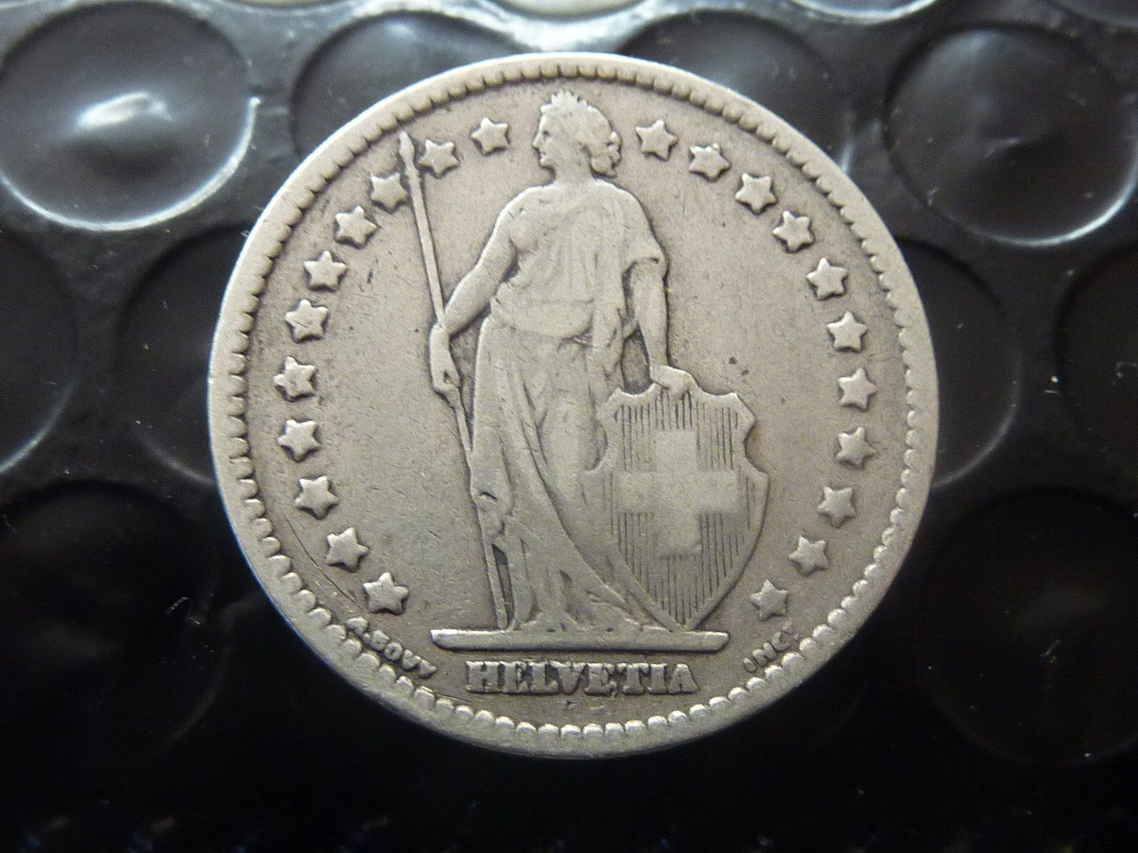 Tutti le monete: 1 Fr. 1877  -  Ungereinigt  - – Usato da Seon venduto da aee_7gpz 1