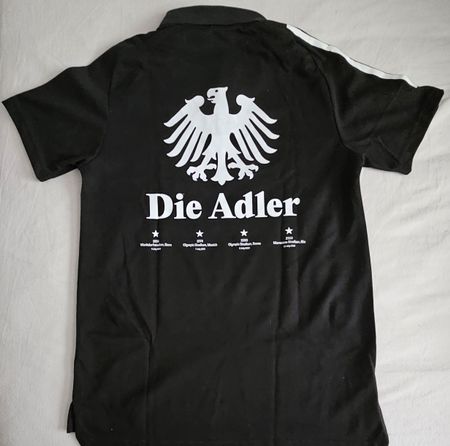 T-shirt noir «Die Adler» commémoratif - Taille S