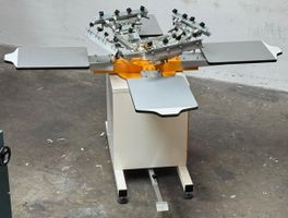 Siebdruck Handkarussell LAHOZ 4 Farben + 4 Paletten drehbar