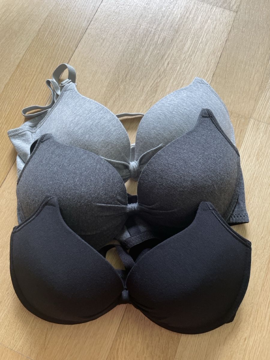 Altra biancheria intima: 3 BHs, Grösse L, Grau, Dunkelgrau, Schwarz – Nuovo (secondo la descrizione) da Rüfenacht BE venduto da Edinas_shop