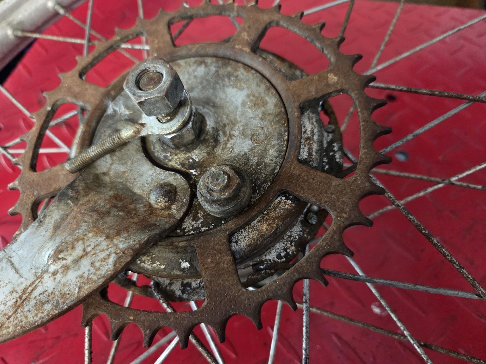 Sachs Parti ricambio per ciclomotori: Sachs 502 Mofa Rücktritt Rad – Usato da Eichberg venduto da Schmid-Motos 1