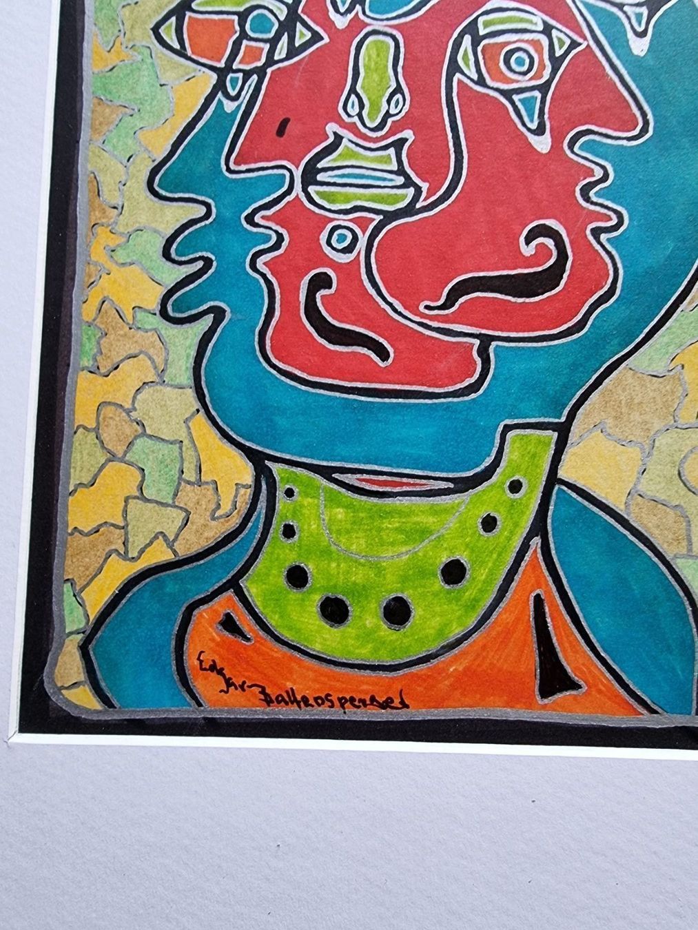 Poster & Bilder: EGAR BALTENSPERGER   ORIGINAL MISCHTECHNIK MIT PASSEPARTOUT – Gebraucht aus Gersau von kunst-online 3