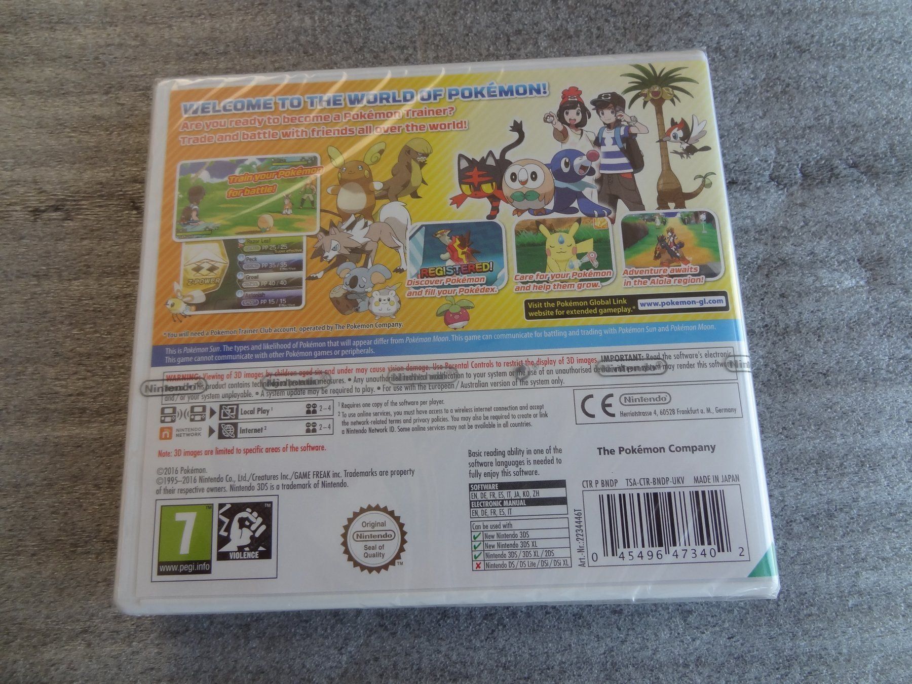 Giochi: POKÉMON Sun / Sonne Nintendo 3DS NEU – Nuovo e nell'imballaggio originale da Lyss venduto da Famicom 1