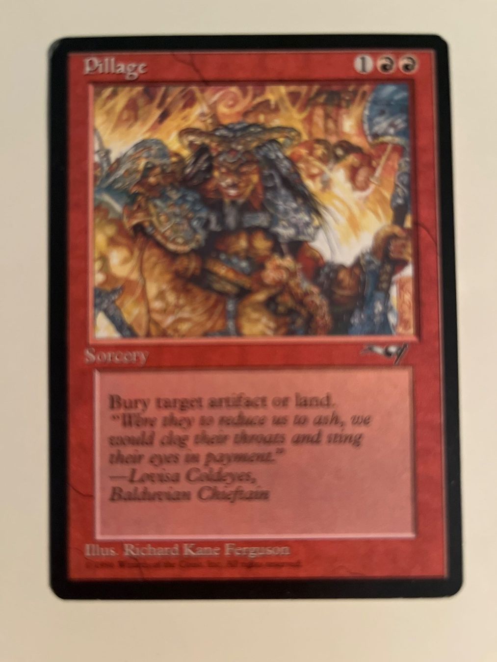 Magic The Gathering Sammelbilder & Trading cards: 1 x Pillage - Magic: The Gathering - MtG – Gebraucht aus Kriens von Shadi1980