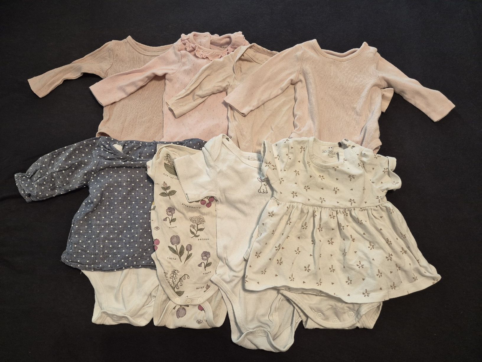 Ensembles coordonnés: 8 Babybodys, Grösse 62 – D'occasion à Wagen par nkn_gt8n
