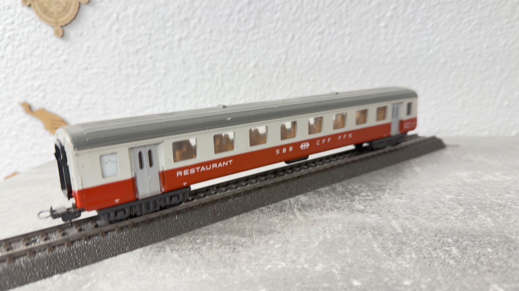 Lima Modellini di ferrovie: Lima SBB Speisewagen H0 / DC – Usato da Windlach venduto da Kelebra 7