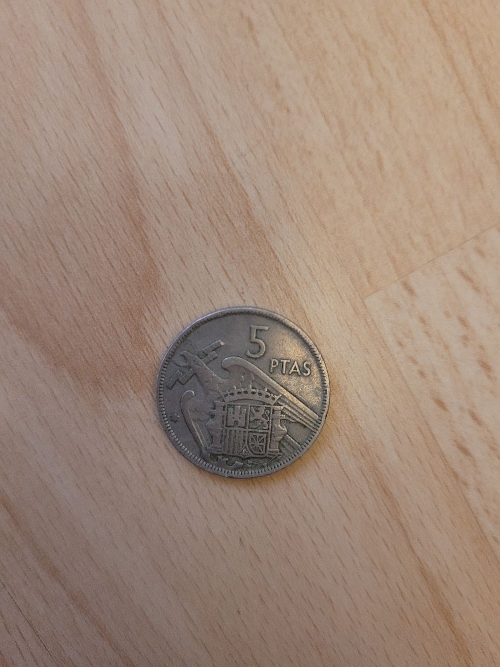 Tutti le monete: Spanien: 5 Pesetas, 1957, General Franco – Usato da Inwil venduto da Flower2325