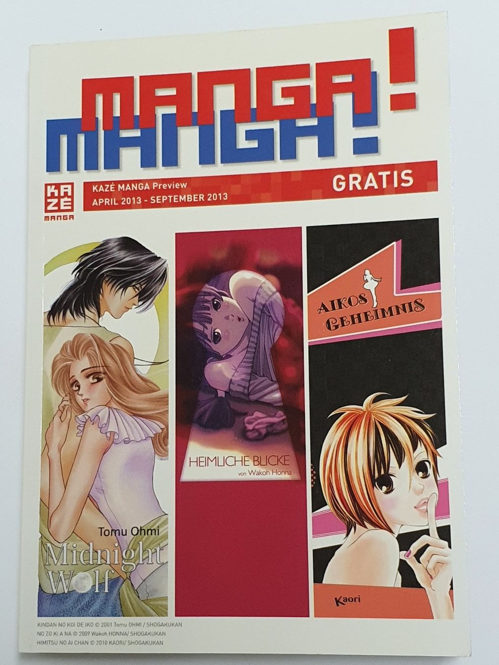 Fumetti: MANGA MANGA ! #WT18 – Usato da Oberdorf BL venduto da BaldenEagle 2