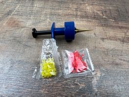 Angel Köder Insekten Mückenlarven befestiger inkl. Gummi