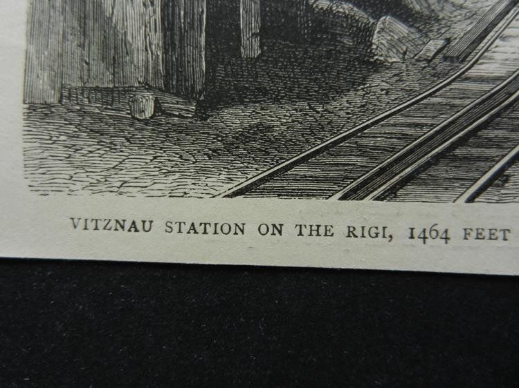 Incisioni: Vitznau Rigi  Bahn Talstation – Usato da Risch venduto da Rischli15 2